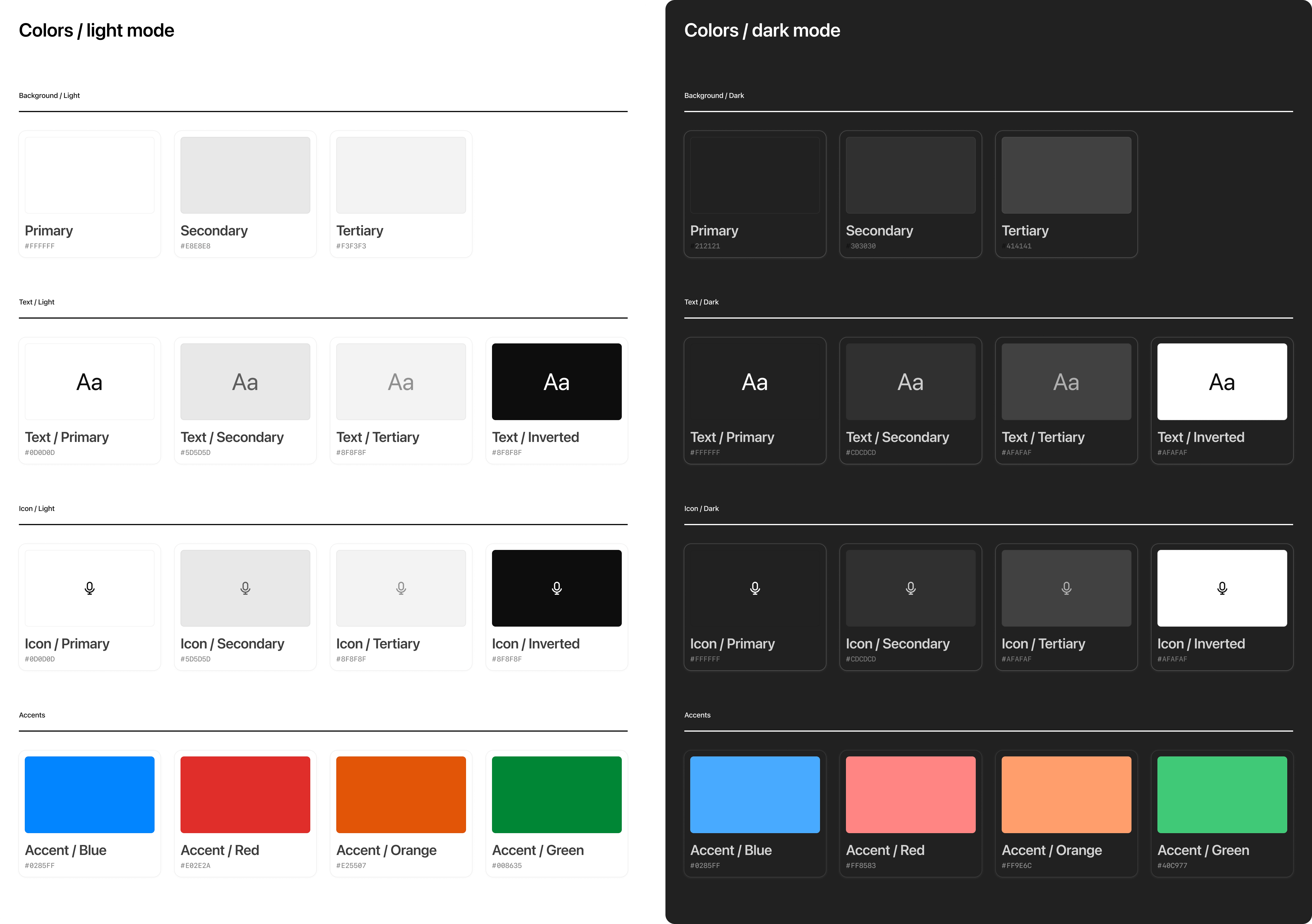 Color palette